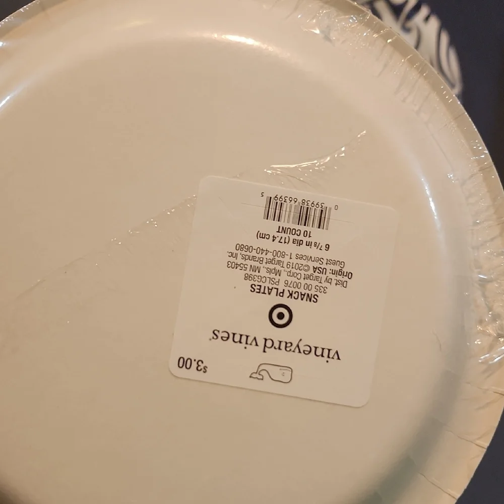 Nautical Party Paper Plates Set